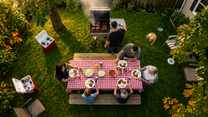 Labor Day 2026 backyard cookout marking the end of summer in Wisconsin